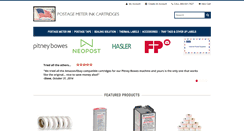 Desktop Screenshot of postagemeterinkcartridges.com